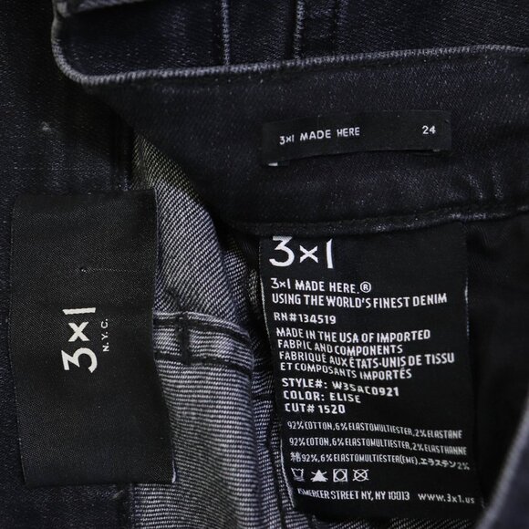 3x1 Straight‎ Authentic Crop Jeans 24 - Picture 7 of 11